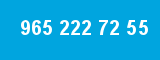 965 222 72 55 965 222 72 55